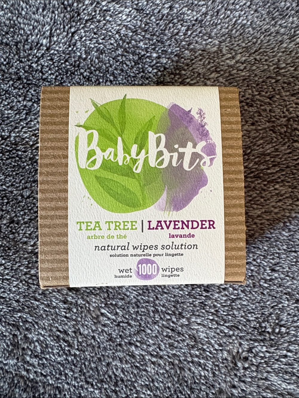 Tea Tree & Lavender Natural Wipes Solution for Baby Cloth Diaper by Baby Bits